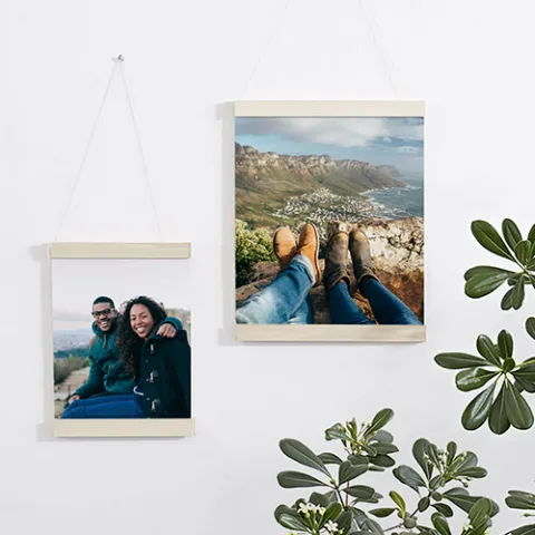 DIY Modern Poster Hanger